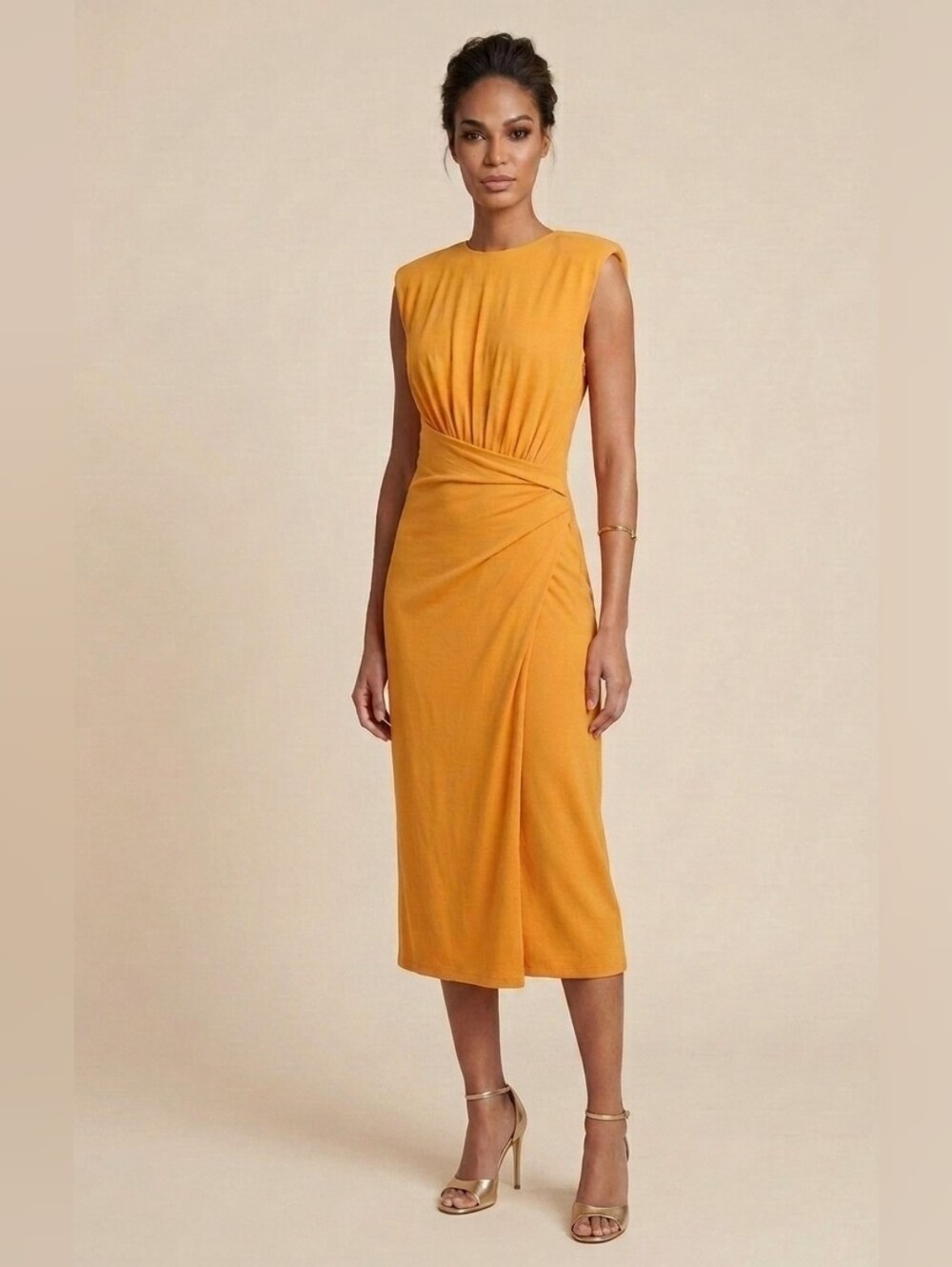 Simona Corsellini | Sleeveless Twist-Waist Dress